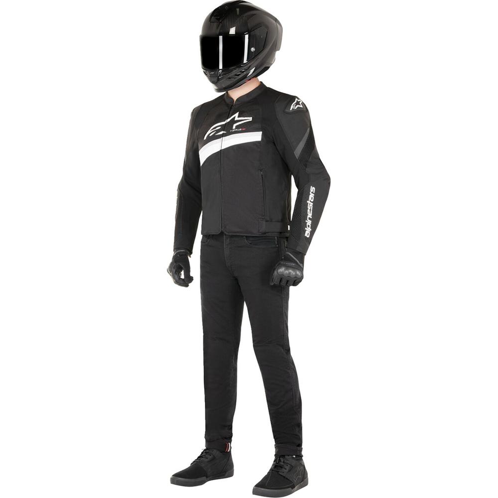 Alpinestars T-GP Plus R V4 Air Textile Jacket Black / White