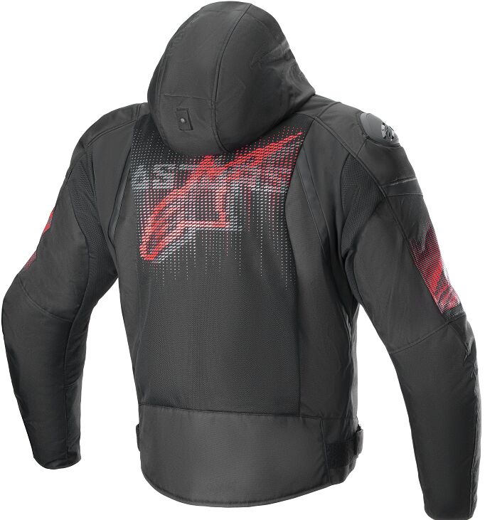 Alpinestars Zaca Air Venom Textile Jacket Black / Red FREE 1 Year Return, FREE UK Shipping | ThrottleChimp