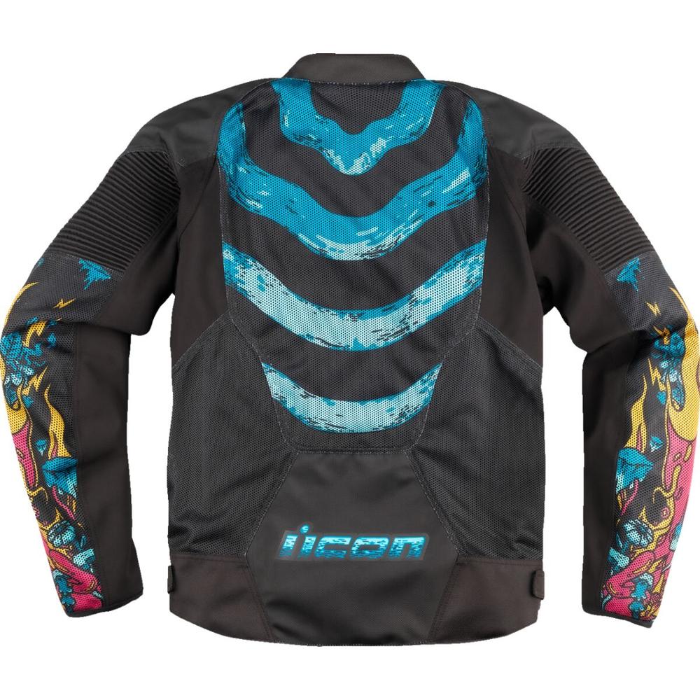 Icon Overlord 3 Mesh Munchies Textile Jacket Light Blue / Black