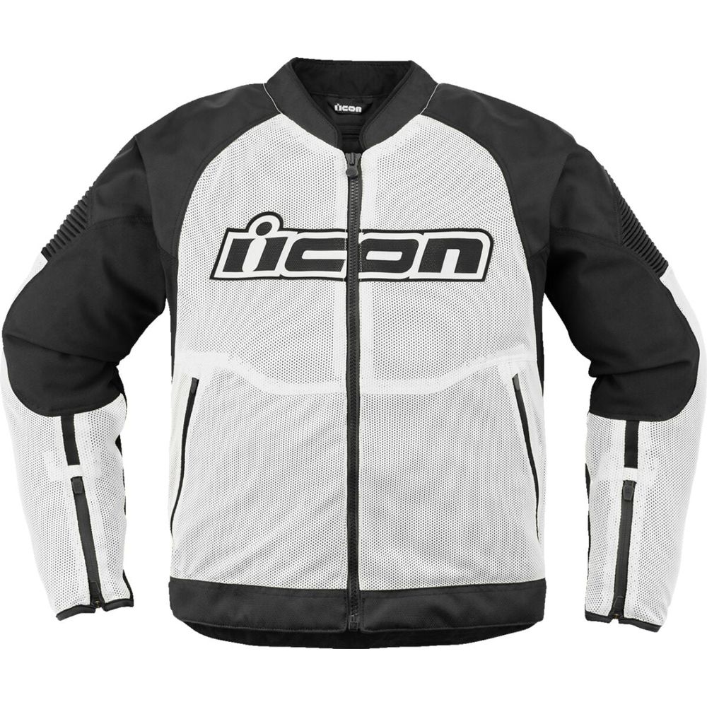 Icon Overlord 3 Mesh Textile Jacket Black / White