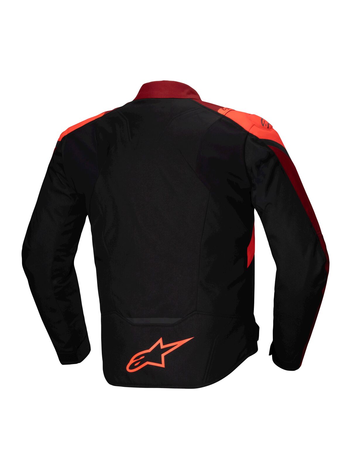 Alpinestars T-Jaws V4 Waterproof Textile Jacket Black / Dark Red FREE 1 Year Return, FREE UK Shipping | ThrottleChimp