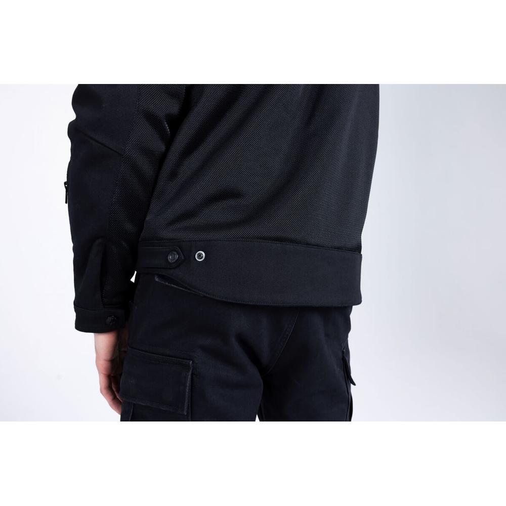 John Doe Aero Mesh Textile Jacket Black