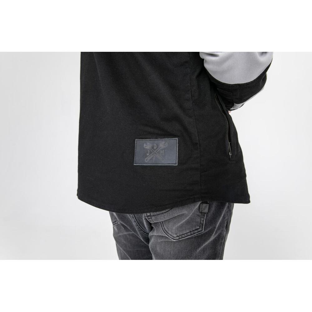 John Doe Motoshirt Prison Textile Jacket Black / White