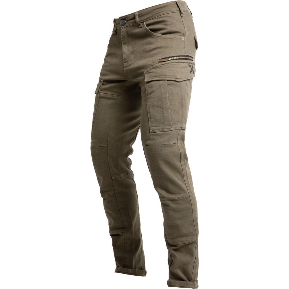 John Doe Defender Mono Riding Textile Trouser Olive FREE 1 YEAR Returns, FREE UK Delivery | ThrottleChimp