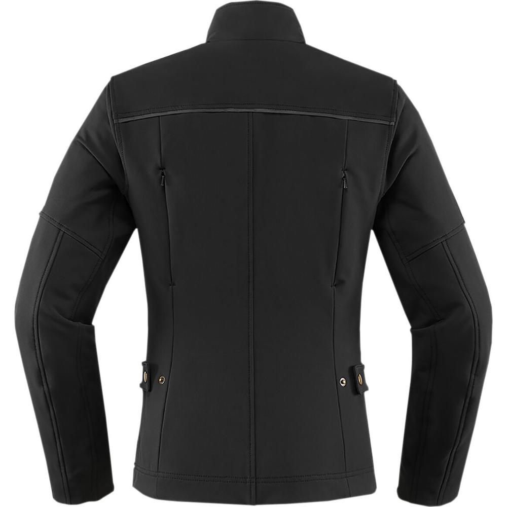 Icon Hella2 Ladies Textile Jacket Black