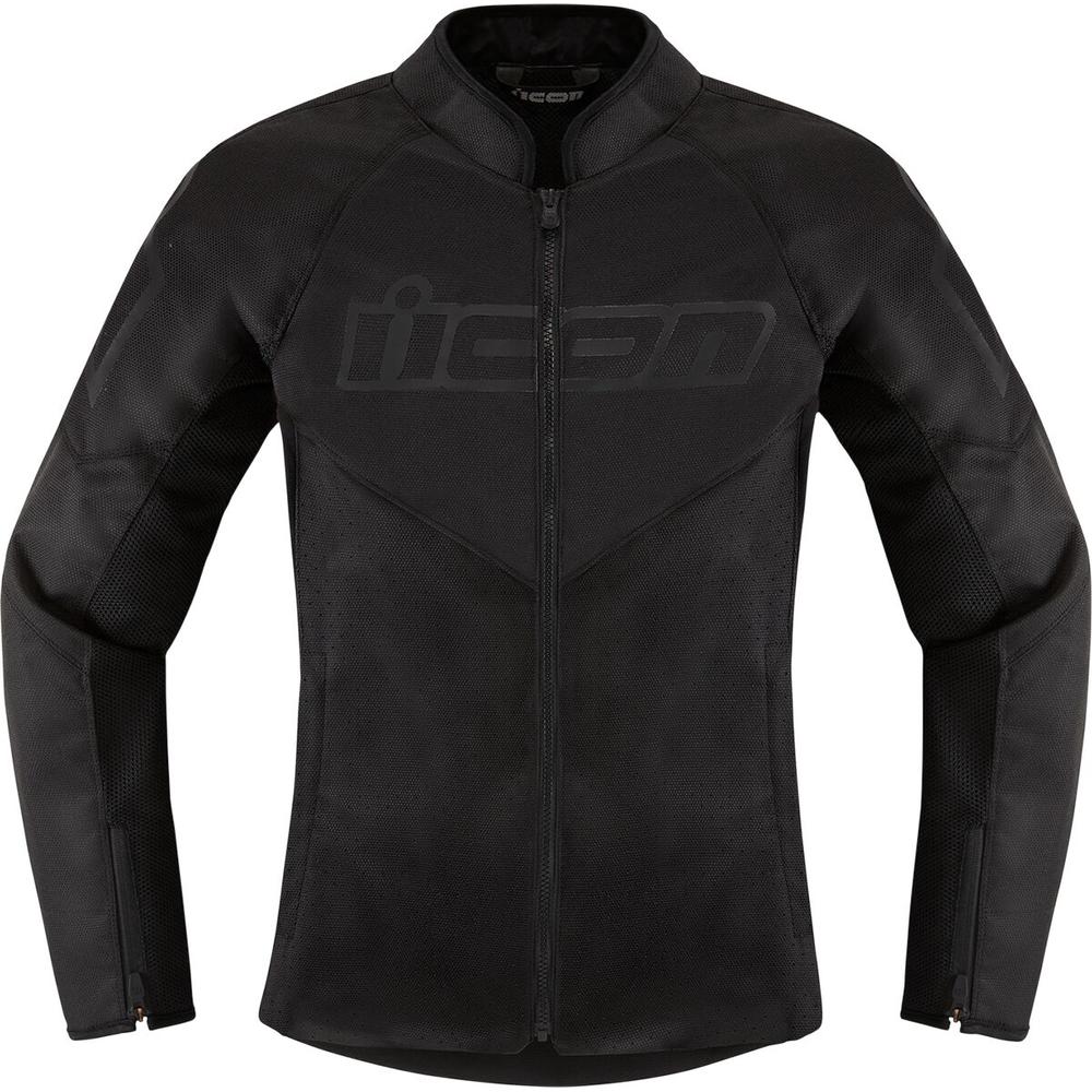 Icon Hooligan CE Ladies Textile Jacket Black