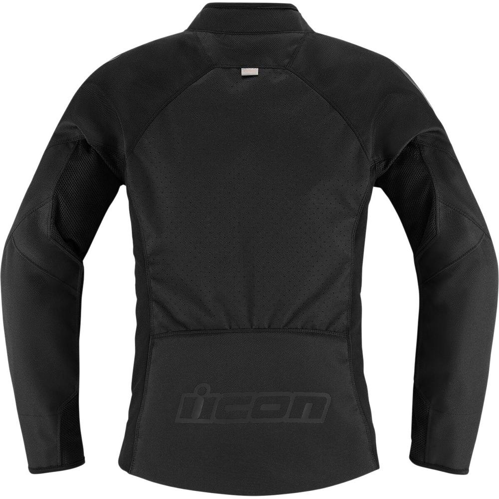 Icon Hooligan CE Ladies Textile Jacket Black