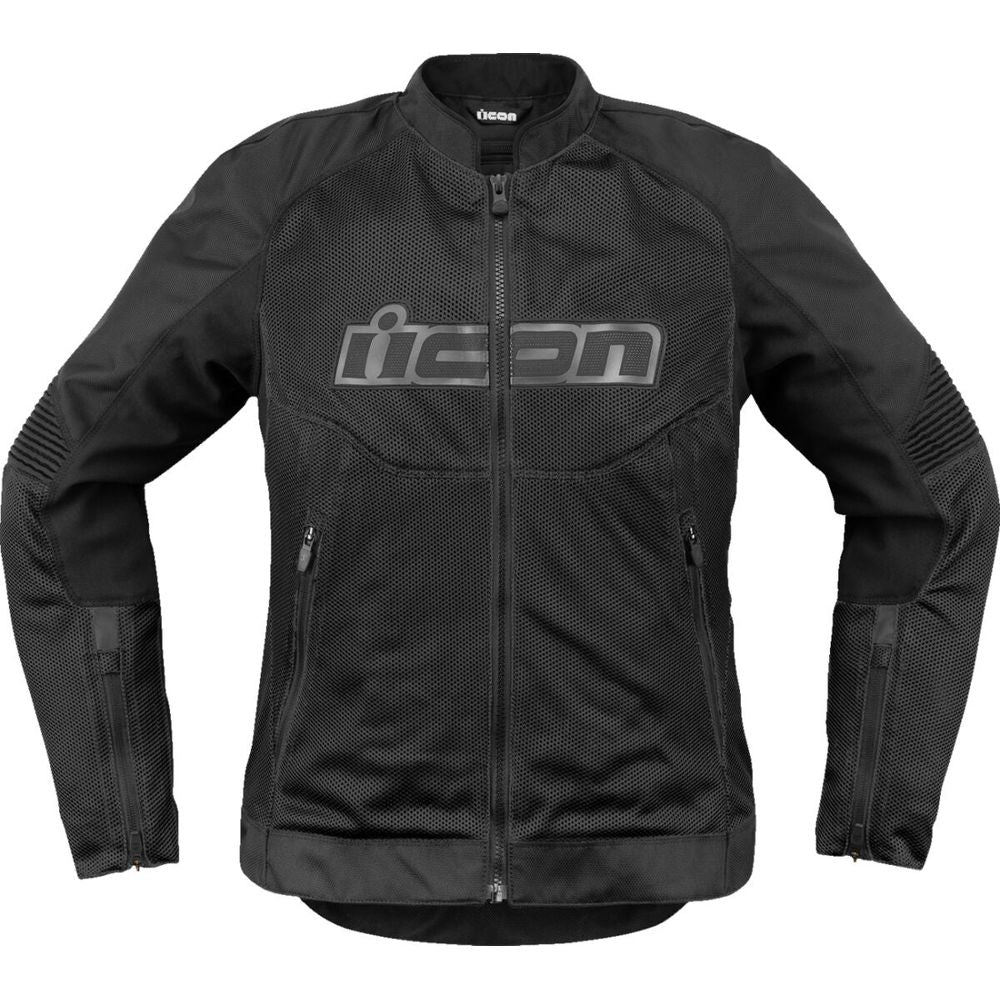 Icon Overlord 3 Mesh Ladies Textile Jacket Black