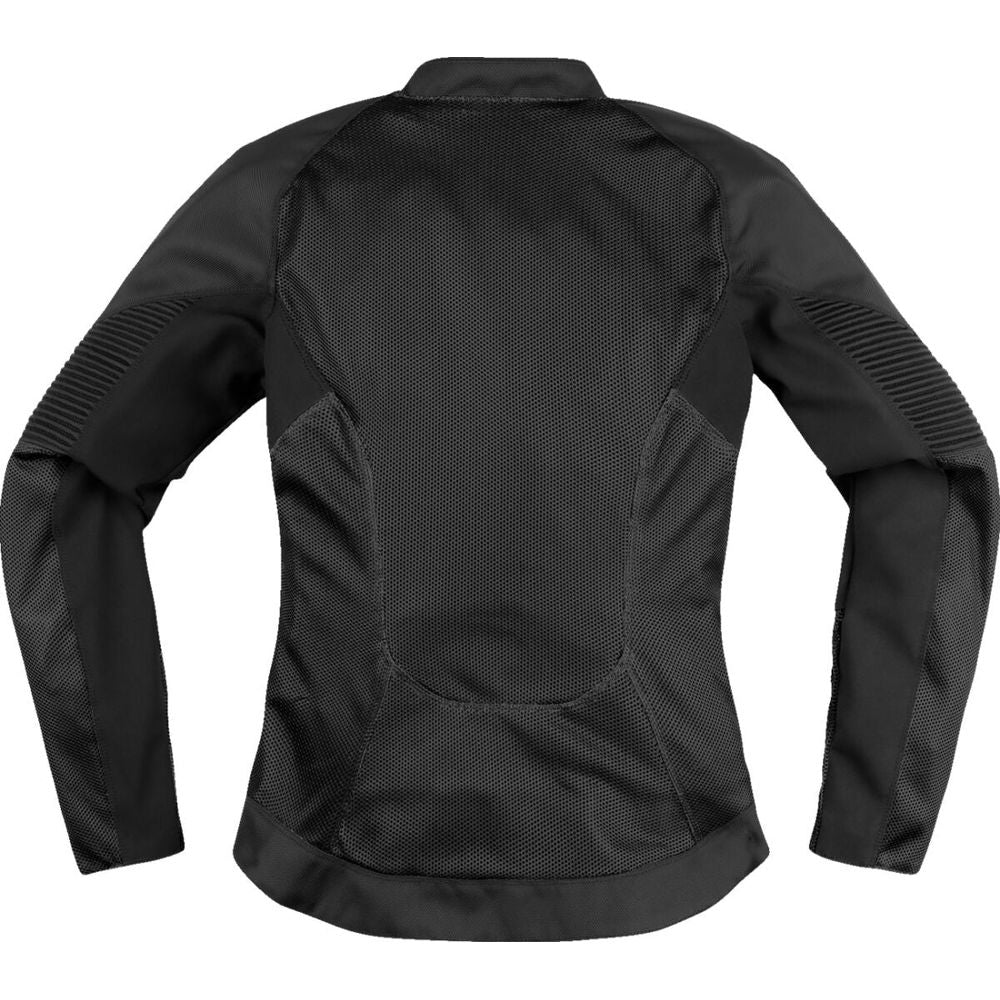 Icon Overlord 3 Mesh Ladies Textile Jacket Black