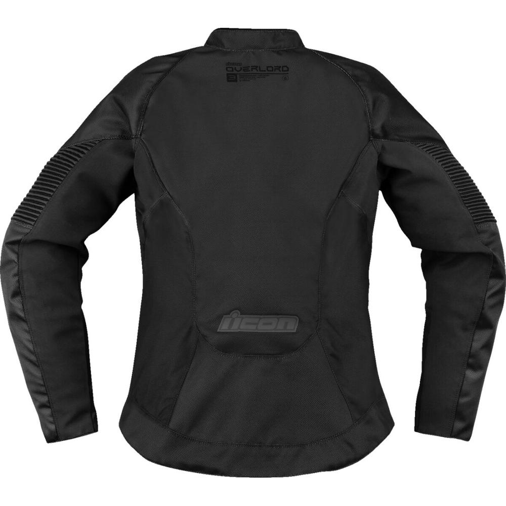 Icon Overlord 3 Ladies Textile Jacket Black