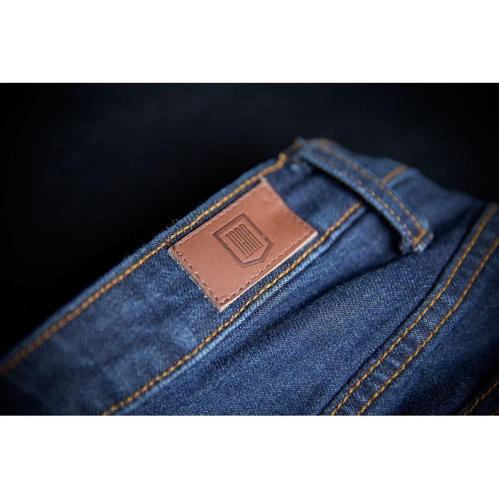 Icon MH1000 Denim Ladies Riding Trouser Blue FREE 1 YEAR Returns, FREE UK Delivery | ThrottleChimp