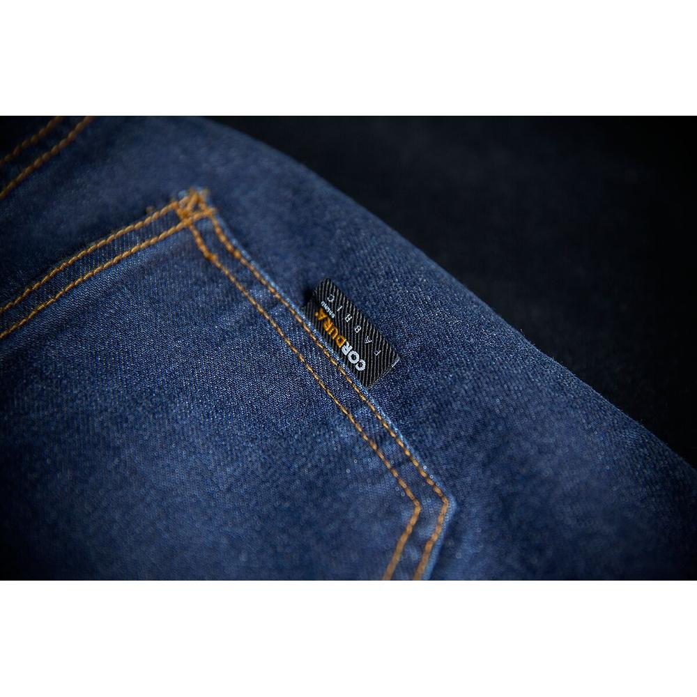 Icon MH1000 Denim Ladies Riding Trouser Blue FREE 1 YEAR Returns, FREE UK Delivery | ThrottleChimp