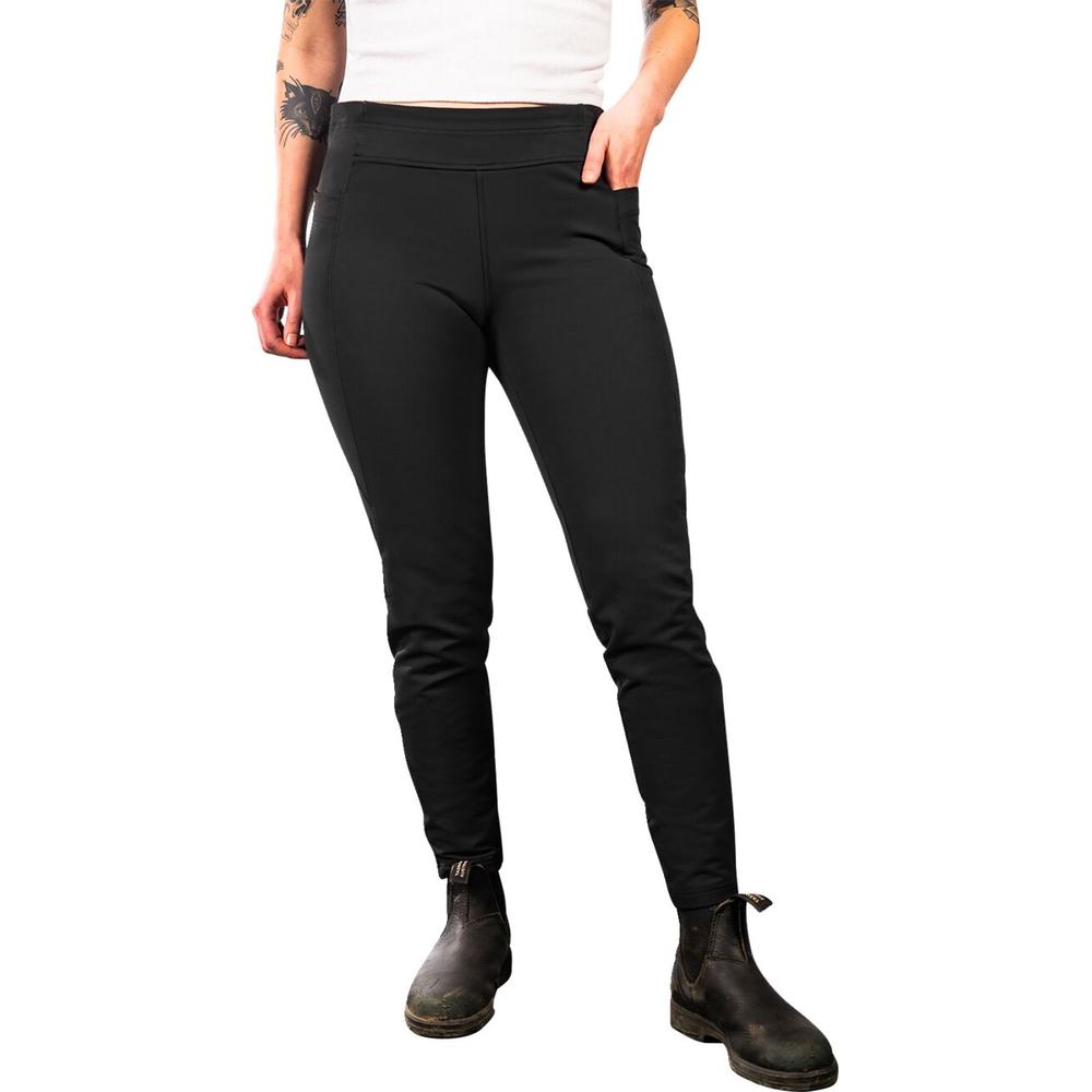 Icon Tuscadero Ladies Stretch Textile Trouser Black FREE 1 YEAR Returns, FREE UK Delivery | ThrottleChimp