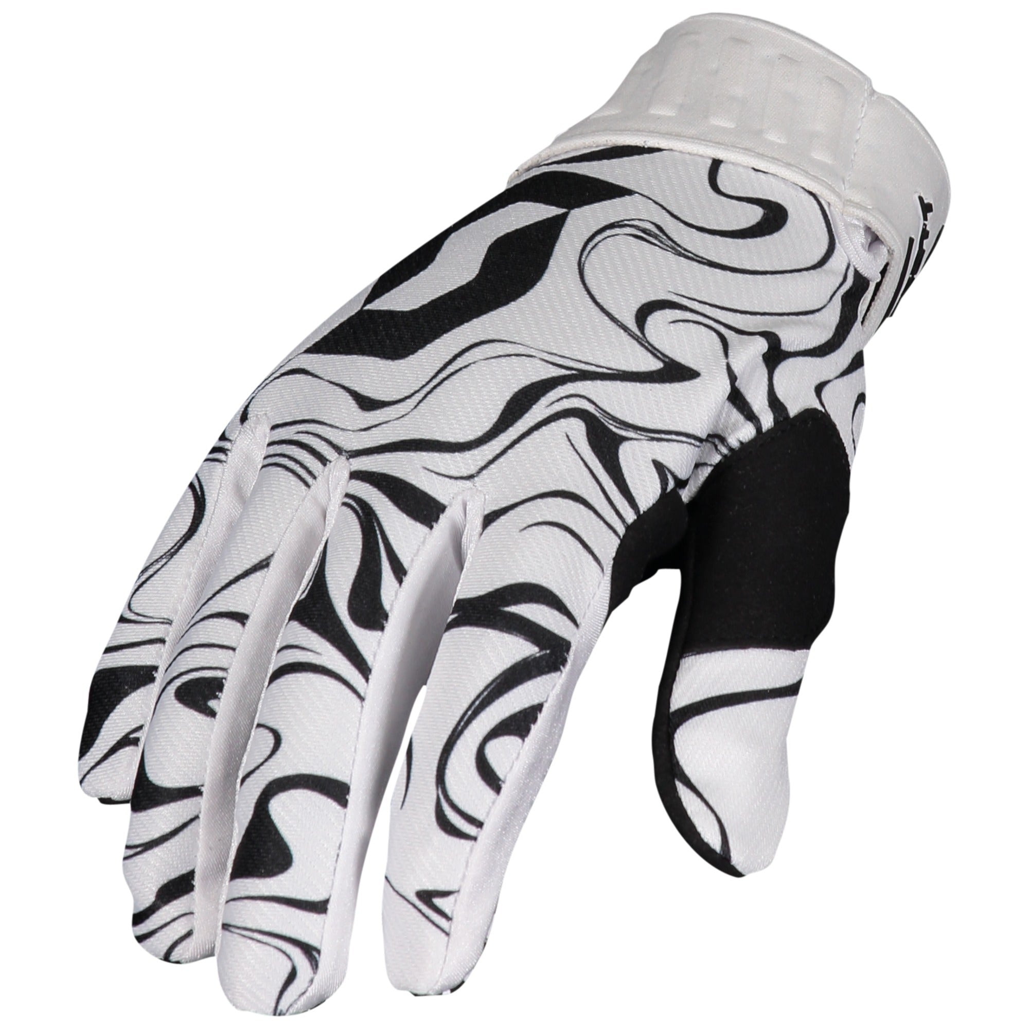 Scott 450 Liquid Marble Textile Gloves Black / White