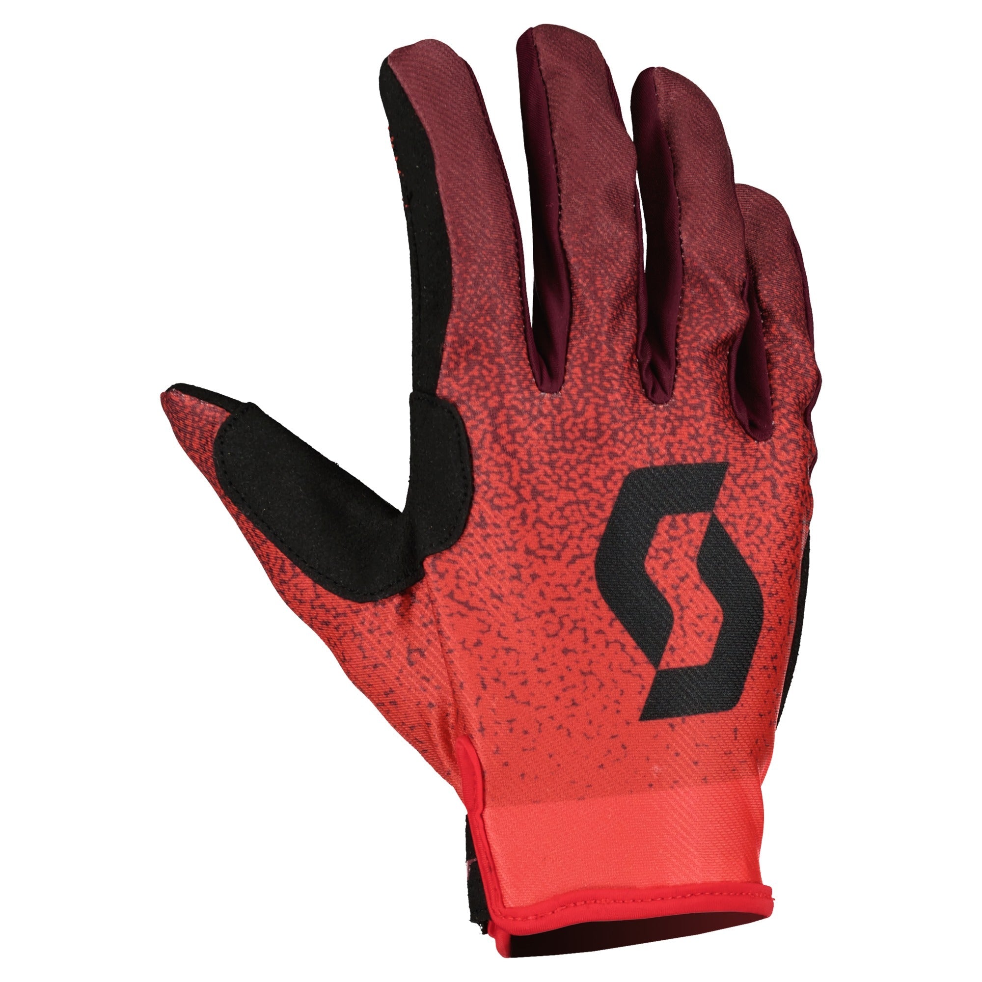 Scott 350 Dirt Evo Textile Gloves Red / Black