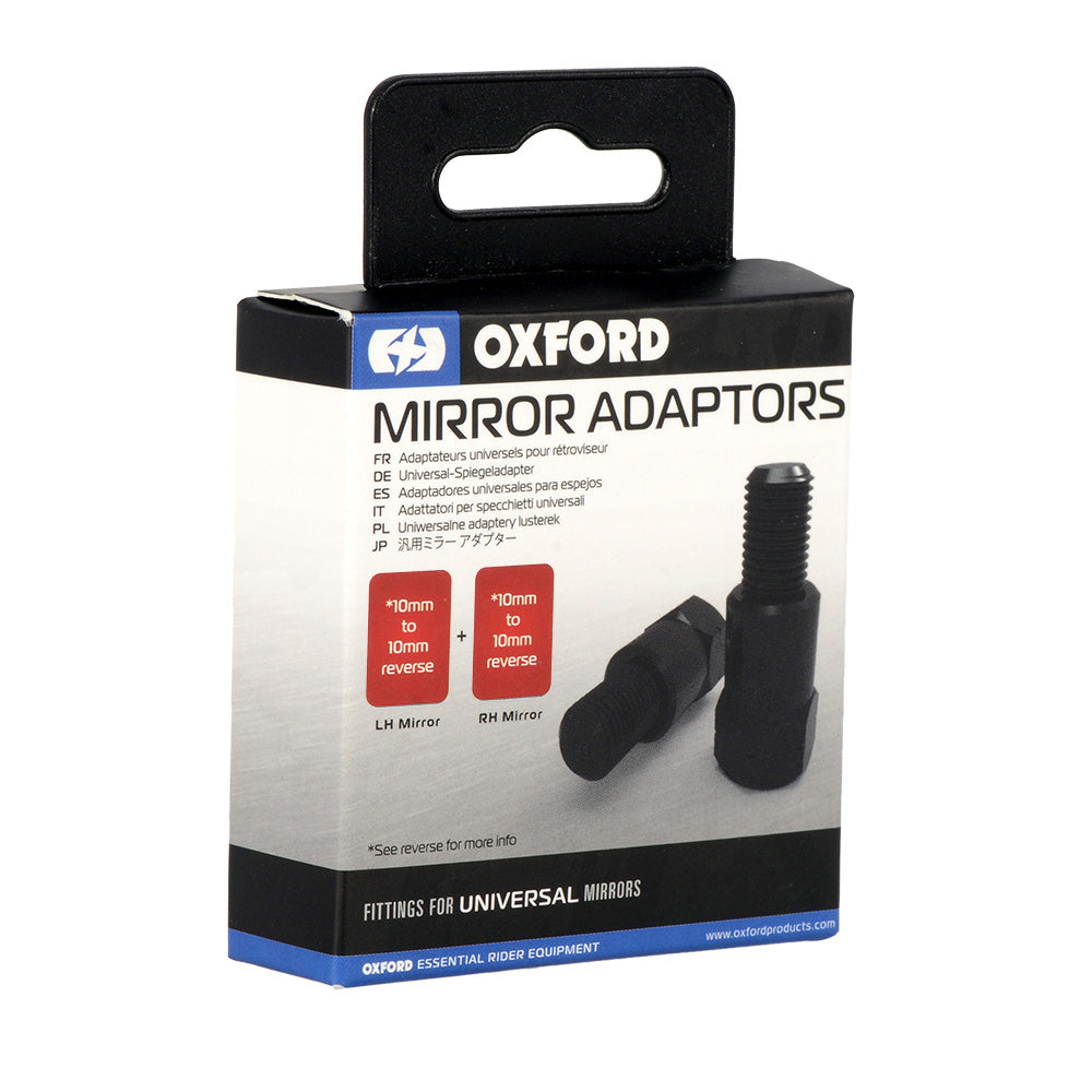 Oxford Mirror Adaptors - 10 mm to 10 mm Rev OX581 (Image 2) - ThrottleChimp