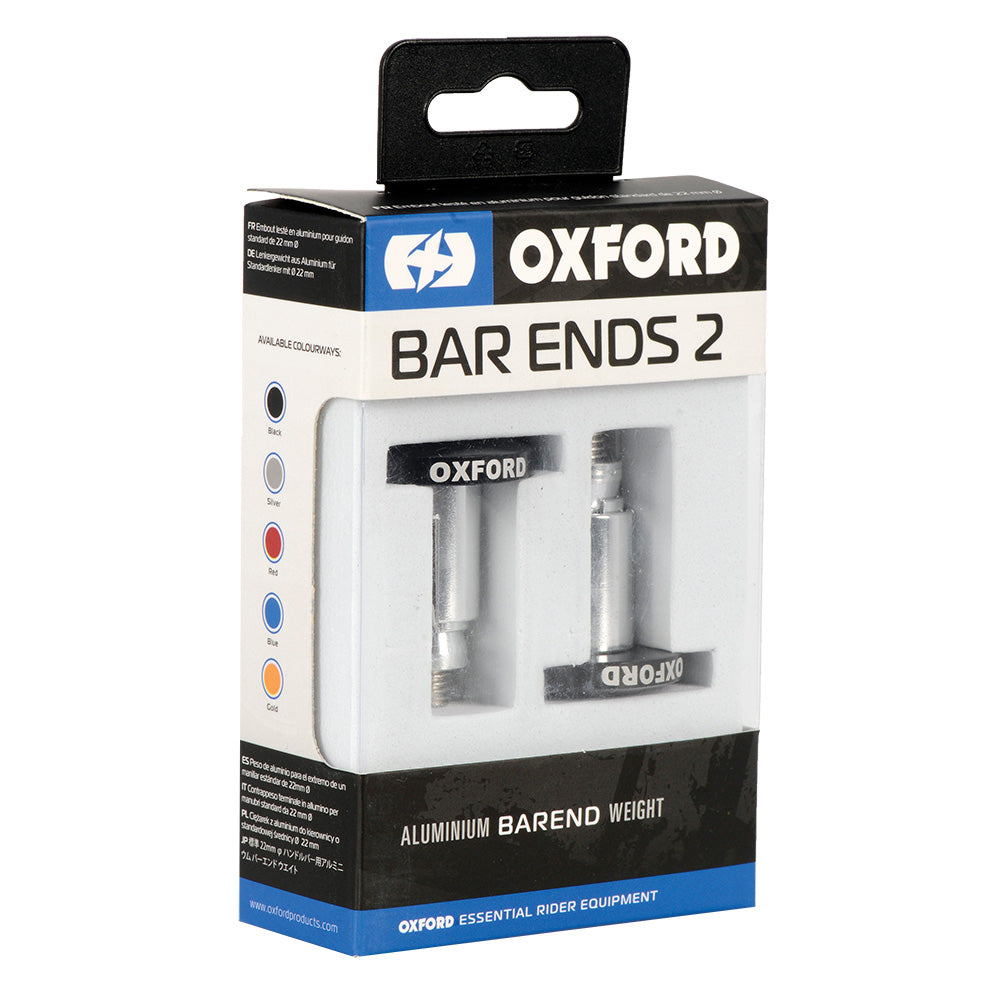 Oxford Handlebar BarEnds 2 Black (Image 2) - ThrottleChimp