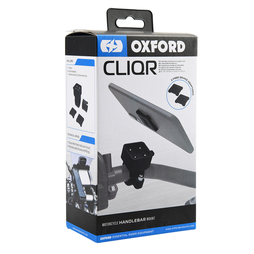 Oxford CLIQR Handlebar Clamp - 22.1mm (Image 2) - ThrottleChimp