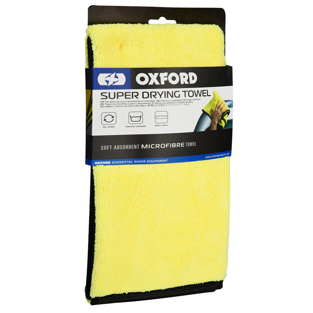 Oxford Super Drying Towel Yellow - ThrottleChimp