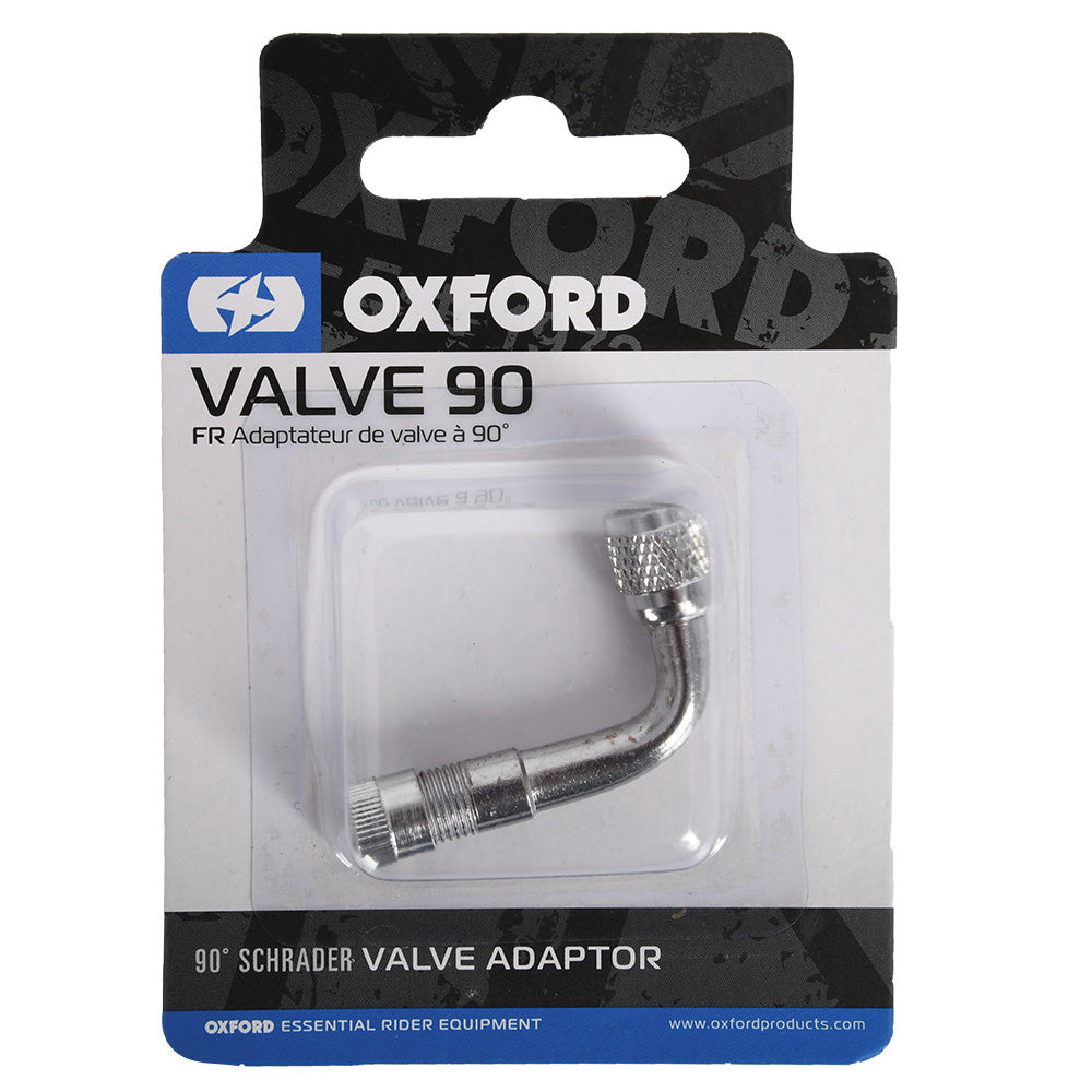 Oxford 90 Angled Valve Adaptor - ThrottleChimp