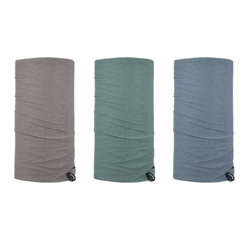 Oxford Comfy Head & Neckwear Grey / Taupe / Khaki - Pack Of 3 - ThrottleChimp