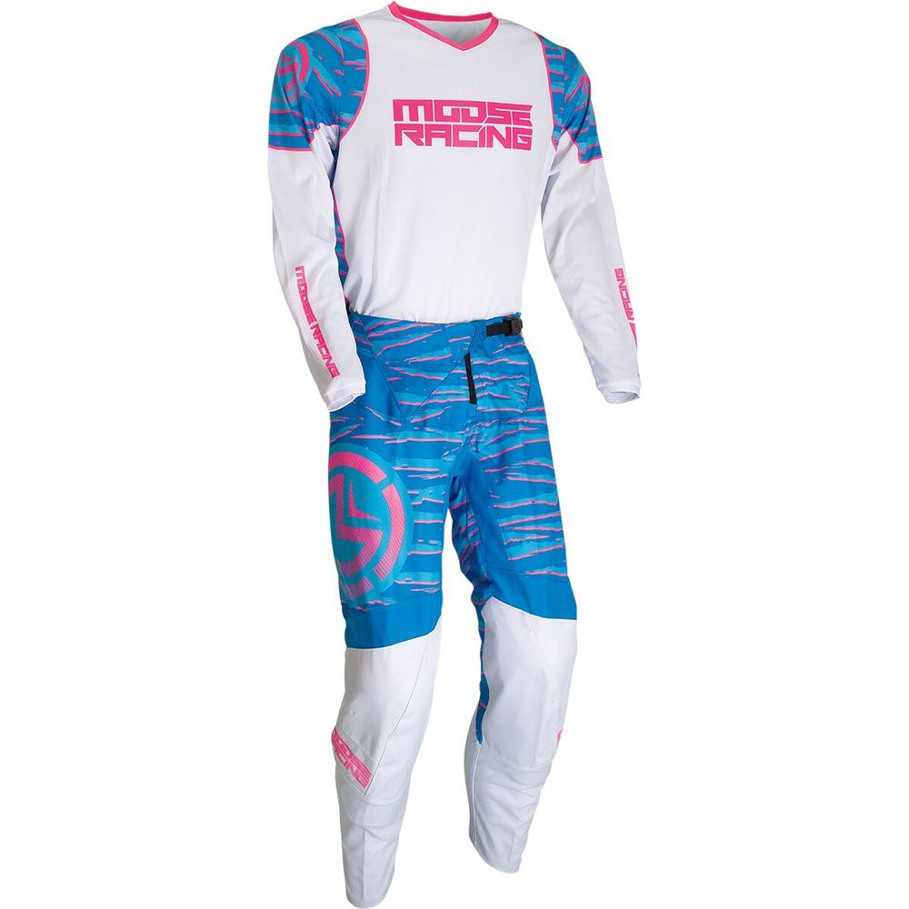 Moose Racing Qualifier Trouser Blue / Pink