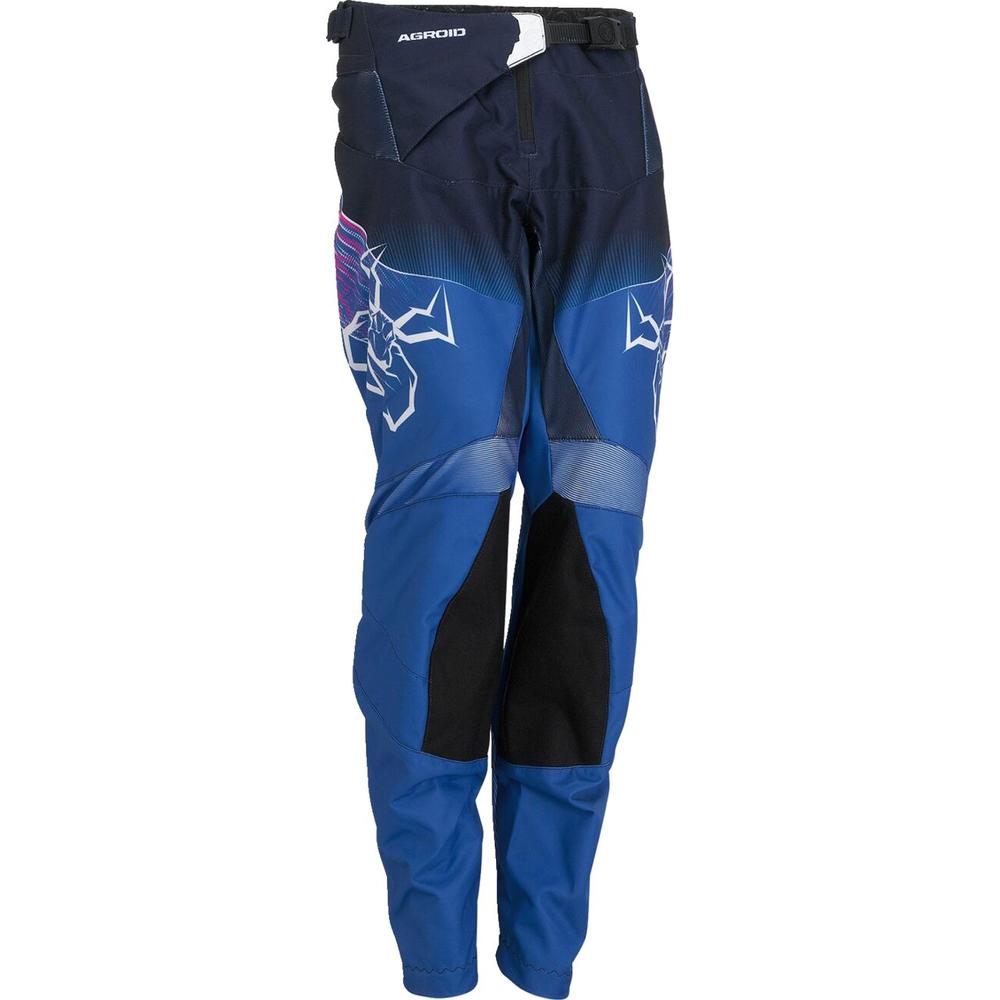 Moose Racing Agroid Youth Trouser Pink / Blue