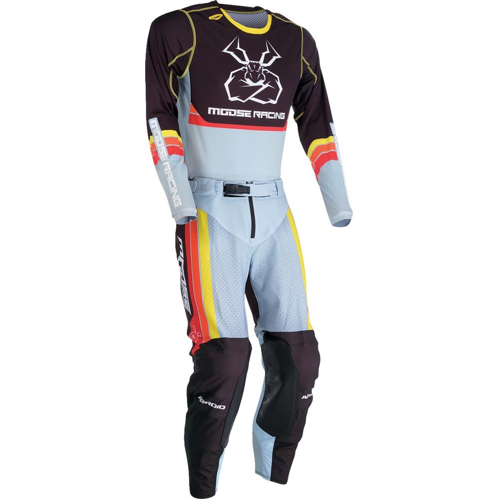 Moose Racing Agroid Jersey Grey / Yellow