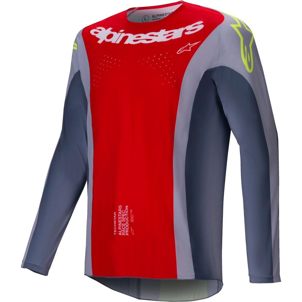 Alpinestars Techstar Melt MX Jersey Red / Grey