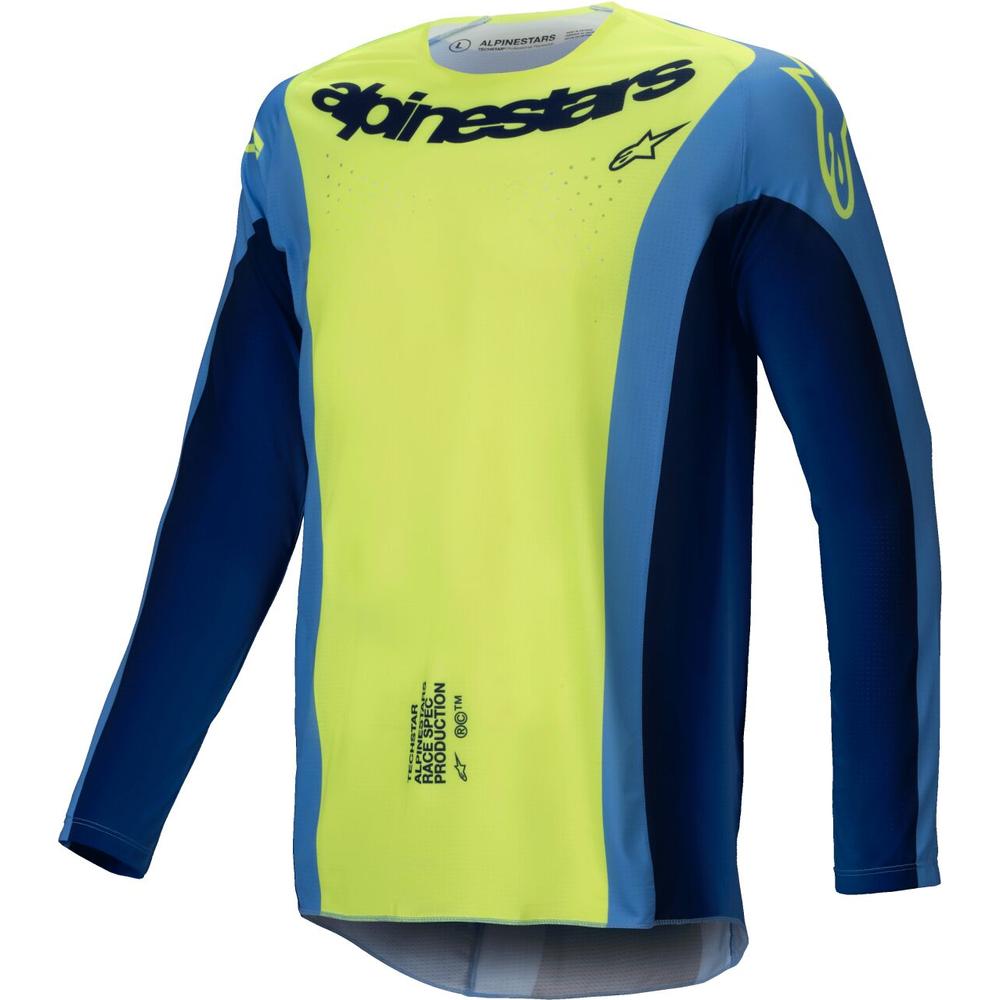 Alpinestars Techstar Melt MX Jersey Yellow / Blue