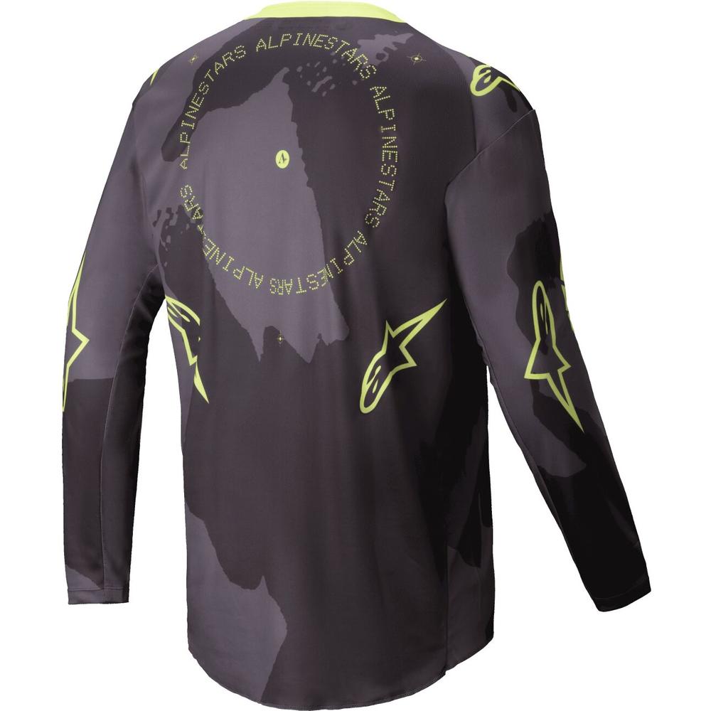 Alpinestars Racer Hollow MX Jersey Camo / Yellow