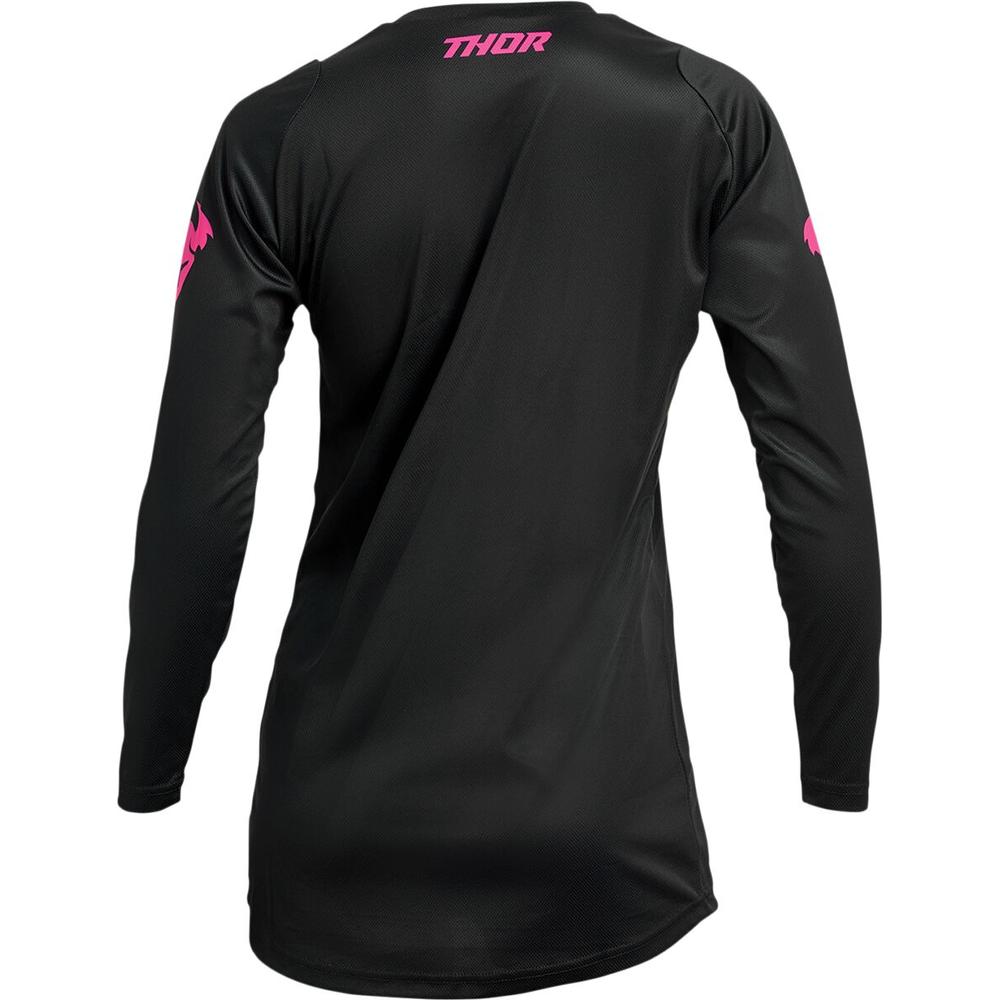 Thor Sector Minimal Ladies Jersey Black FREE 1 YEAR Returns, FREE UK Delivery | ThrottleChimp