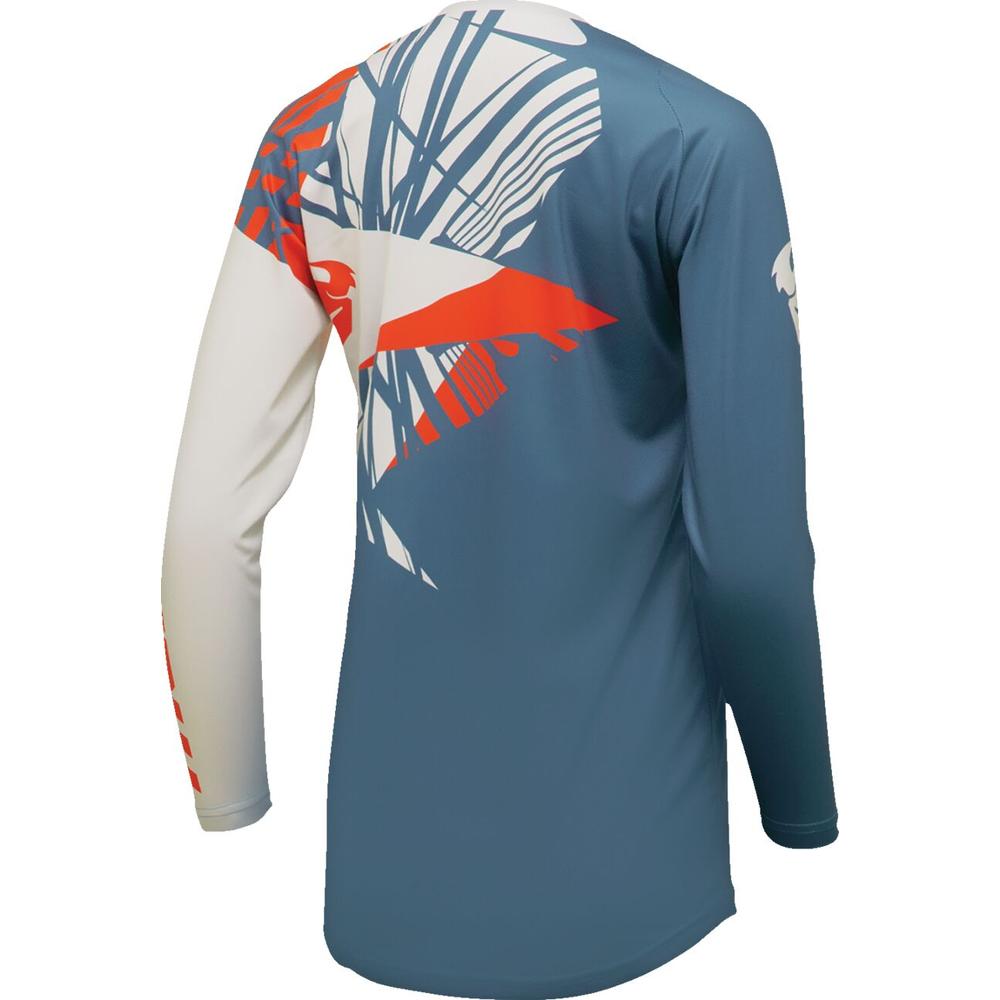 Thor Sector Split Ladies Jersey Blue / White FREE 1 YEAR Returns, FREE UK Delivery | ThrottleChimp