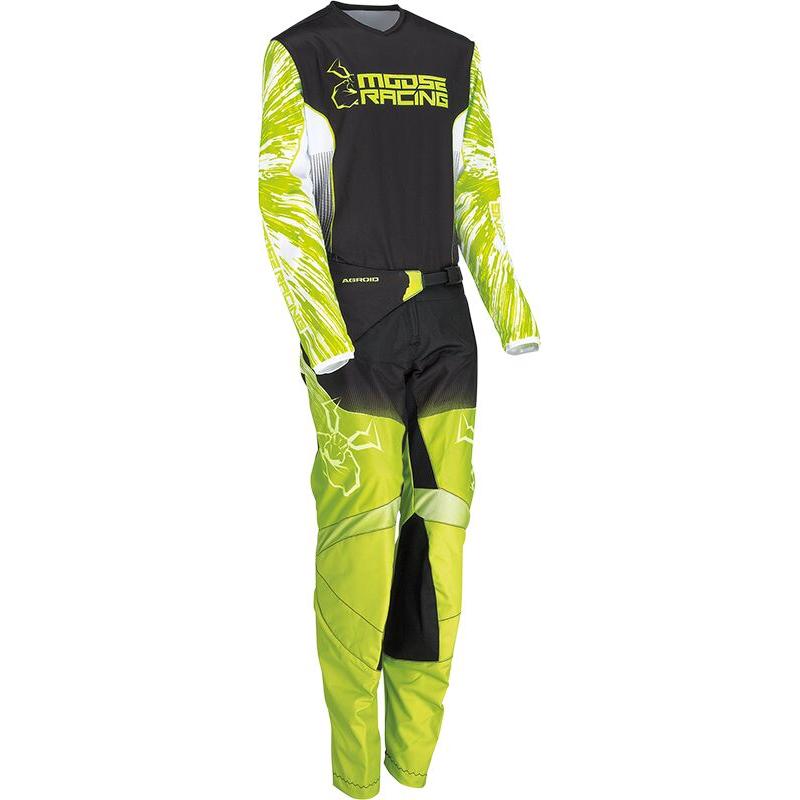 Moose Racing Agroid Youth Jersey Hi-Viz / Black