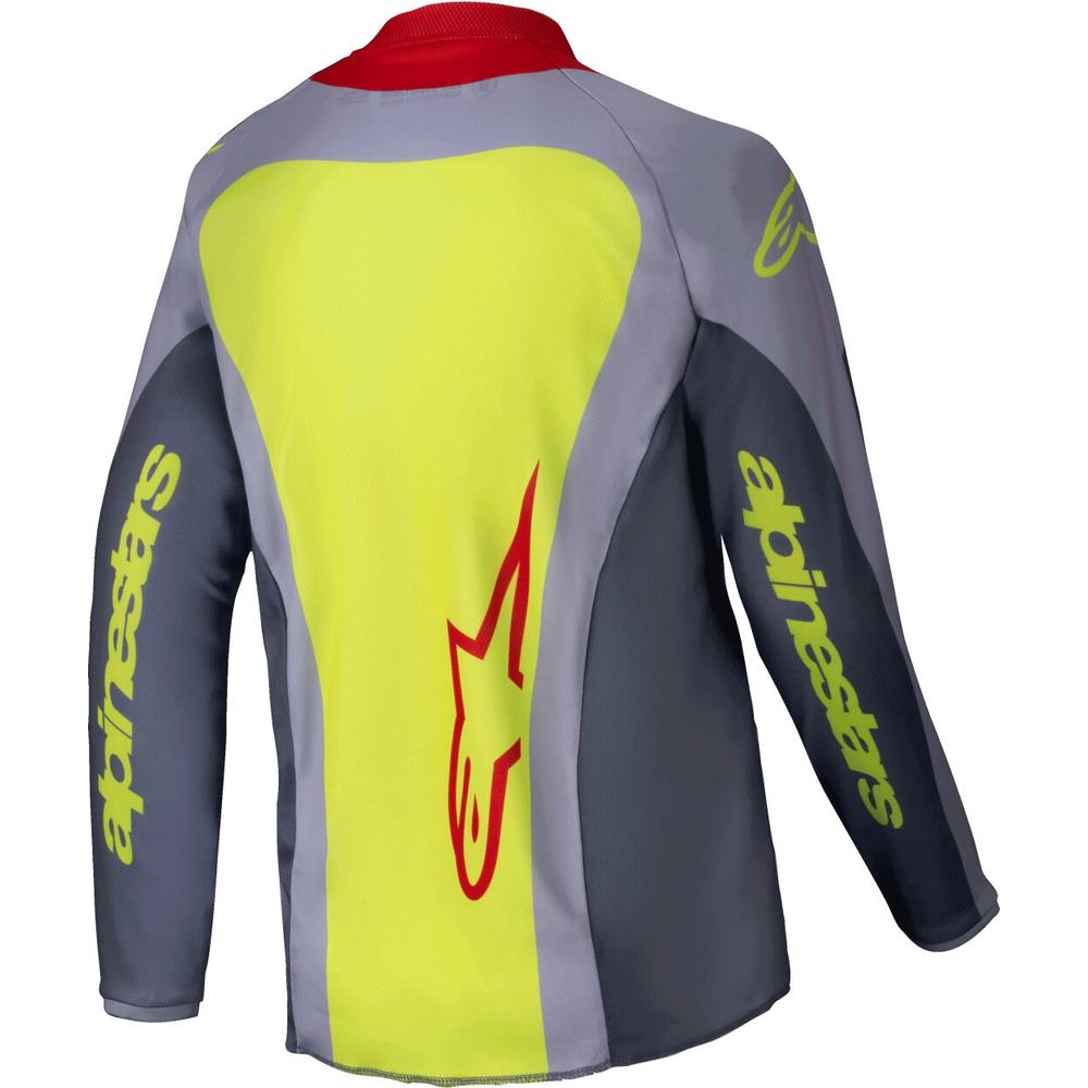 Alpinestars Racer Melt Youth MX Jersey Red / Grey