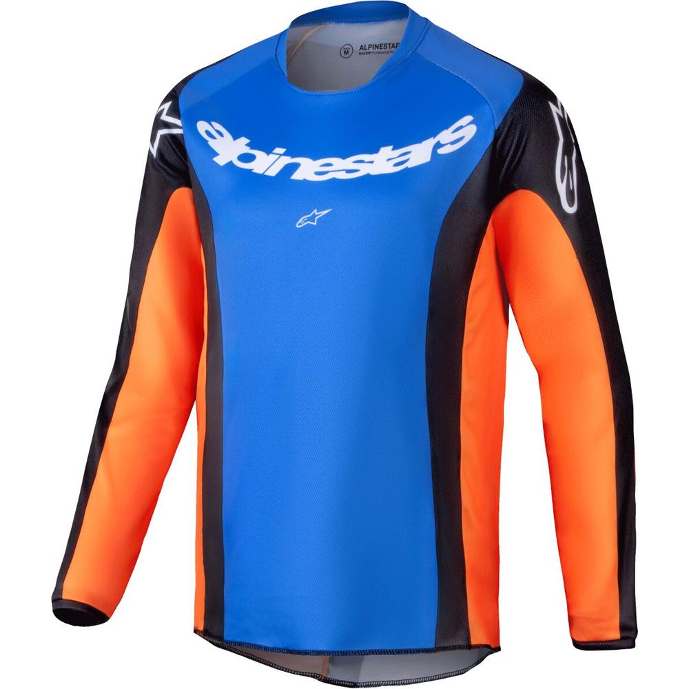 Alpinestars Racer Melt Youth MX Jersey Orange / Blue