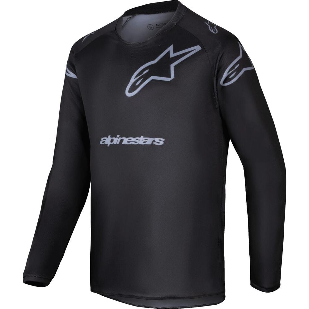 Alpinestars Racer Graphite Youth MX Jersey Graphite Black / Grey