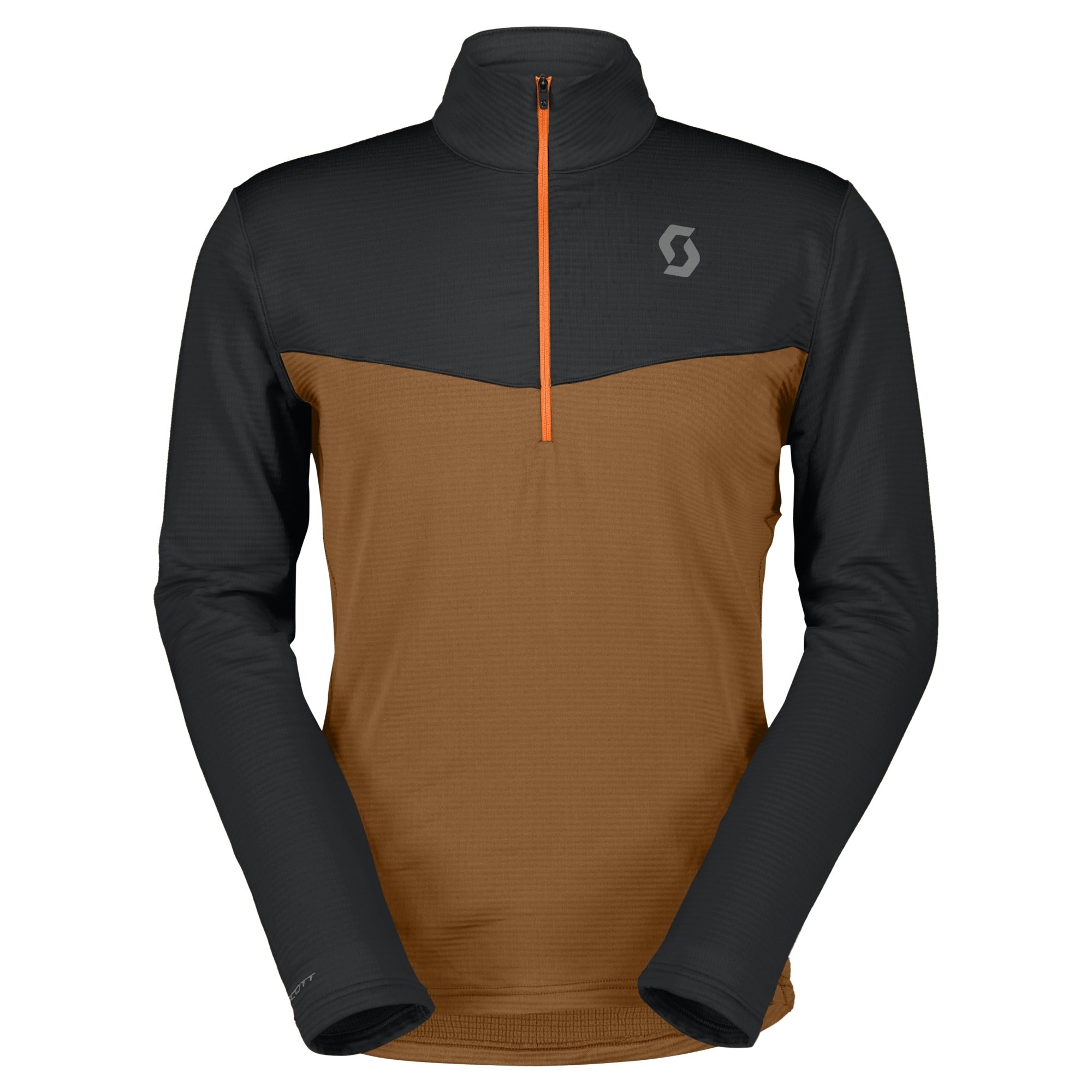 Scott Defined Light Base Layer Pullover Black / Bread Brown