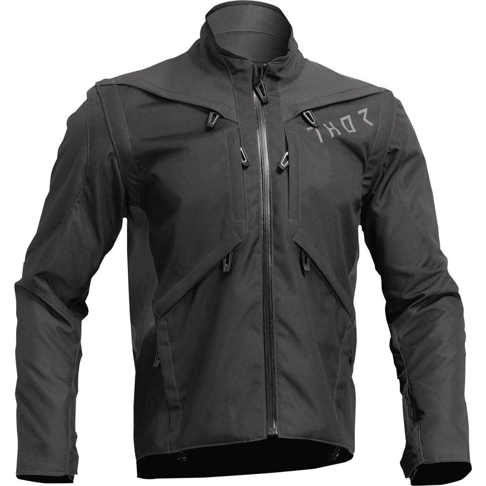 Thor Terrain Jacket Black / Grey FREE 1 YEAR Returns, FREE UK Delivery | ThrottleChimp