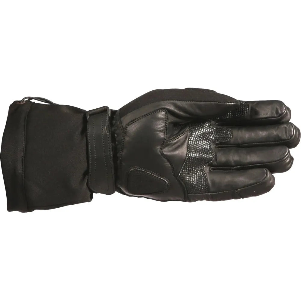 Duchinni Fairmont Leather / Textile Gloves Black / Neon (Image 2) - ThrottleChimp