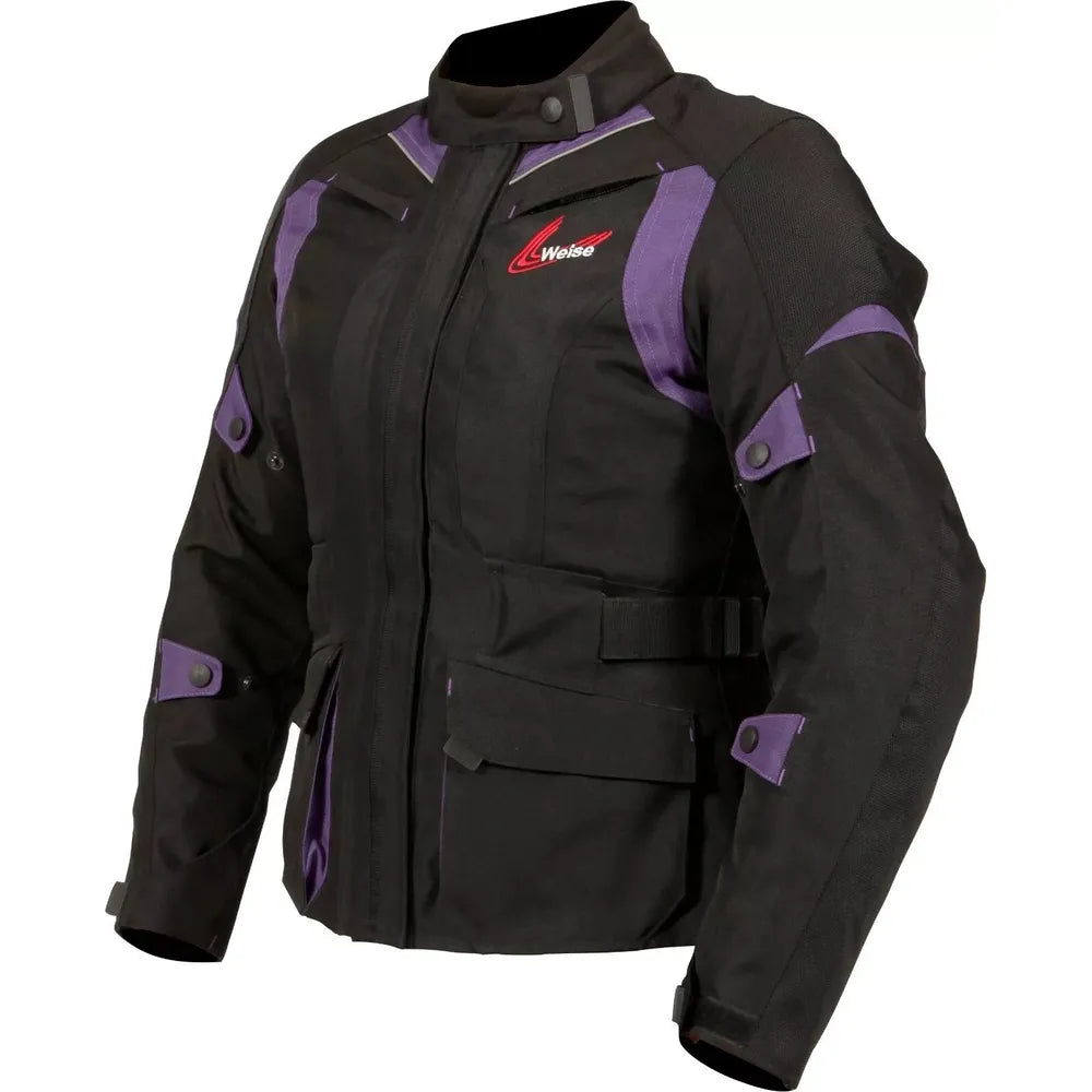 Weise Pioneer Ladies Textile Jacket Purple (Image 4) - ThrottleChimp