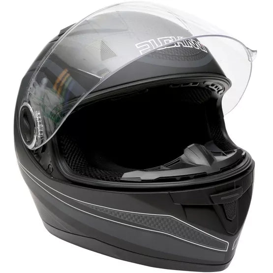 Duchinni D705 Syncro Full Face Helmet Black / Gunmetal (Image 2) - ThrottleChimp