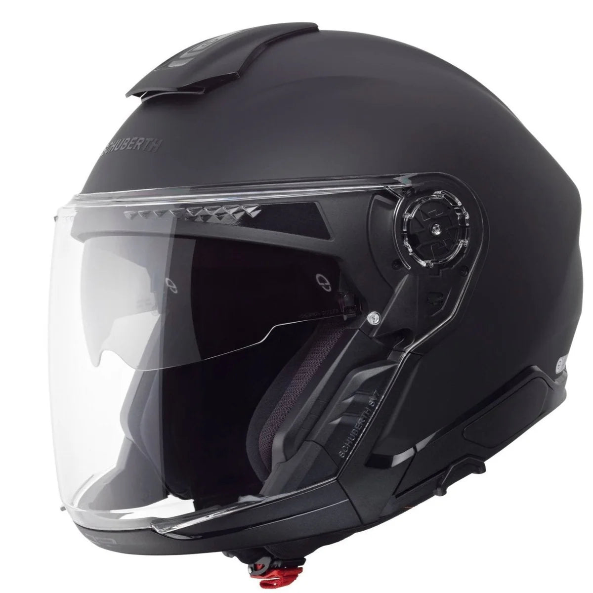 Schuberth J2 Open Face Helmet Matt Black FREE 1 YEAR Returns, FREE UK Delivery | ThrottleChimp