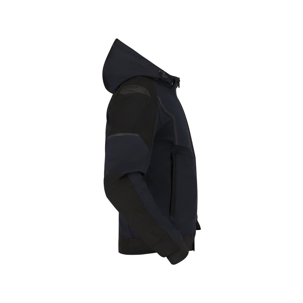 Richa Atomic 2 Hoodie Waterproof Black / Navy (Image 4) - ThrottleChimp