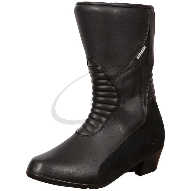 Duchinni Juno Ladies Boots Black - ThrottleChimp