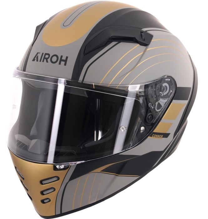 Airoh Connor Full Face Helmet Achieve Matt Bronze FREE 1 YEAR Returns, FREE UK Delivery | ThrottleChimp