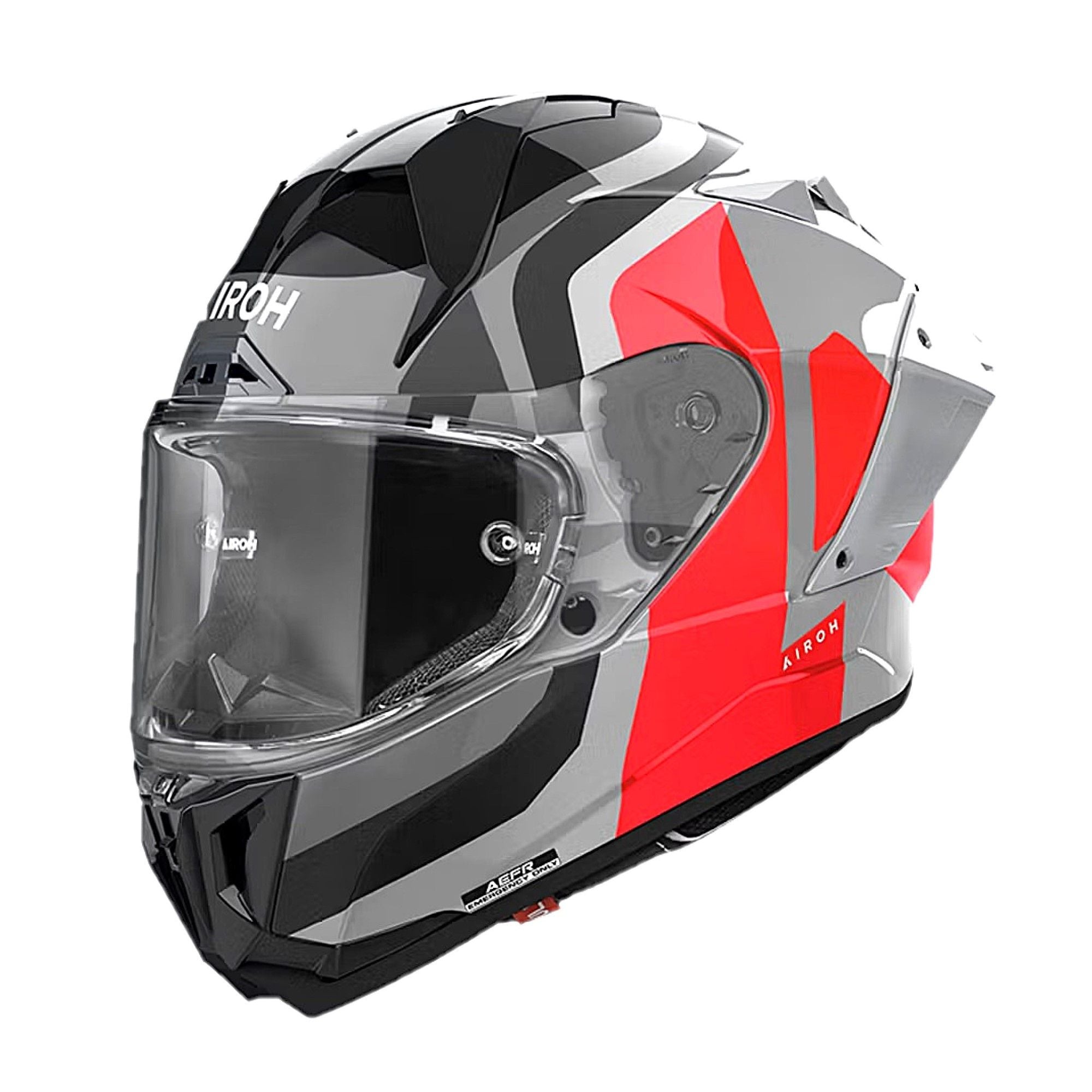 Airoh GP-800 Full Face Helmet Competition Gloss Red FREE 1 YEAR Returns, FREE UK Delivery | ThrottleChimp