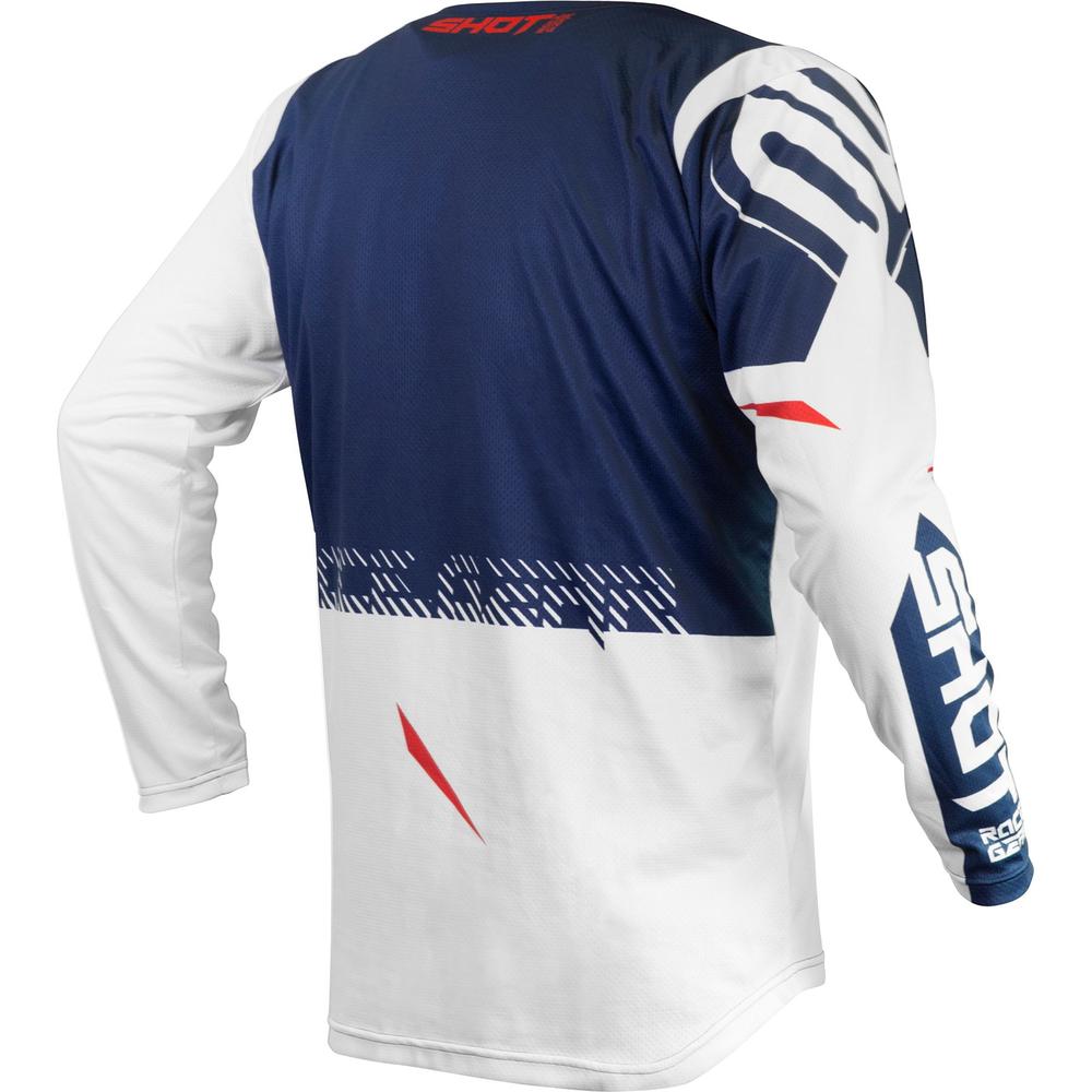 Shot Contact MX Jersey Trust Blue / Red (Image 2) - ThrottleChimp