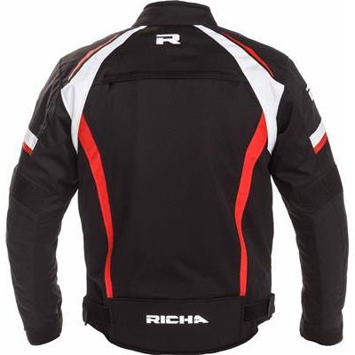 Richa Falcon 2 Textile Jacket Black / Red FREE 1 YEAR Returns, FREE UK Delivery | ThrottleChimp