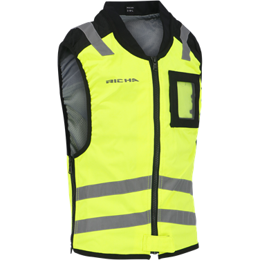 Richa Kids Safety Jacket Fluo yellow (Image 3) - ThrottleChimp